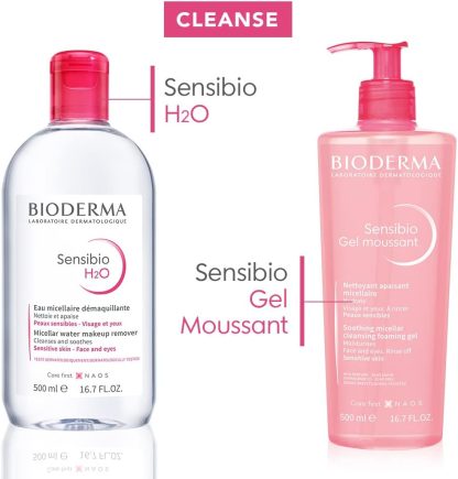 BIODERMA CRÉALINE H2O – Solution Micellaire Démaquillante – Image 3